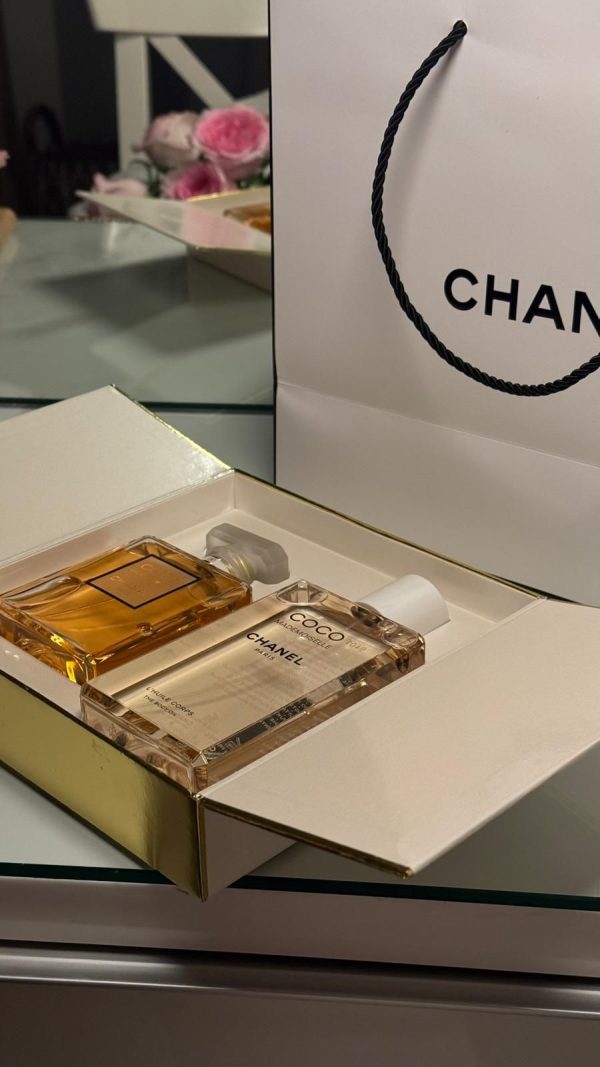 Chanel box + Coco Perfume + Body Oil - Image 2